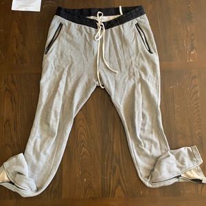 Fear of God grey sweatpants size Large